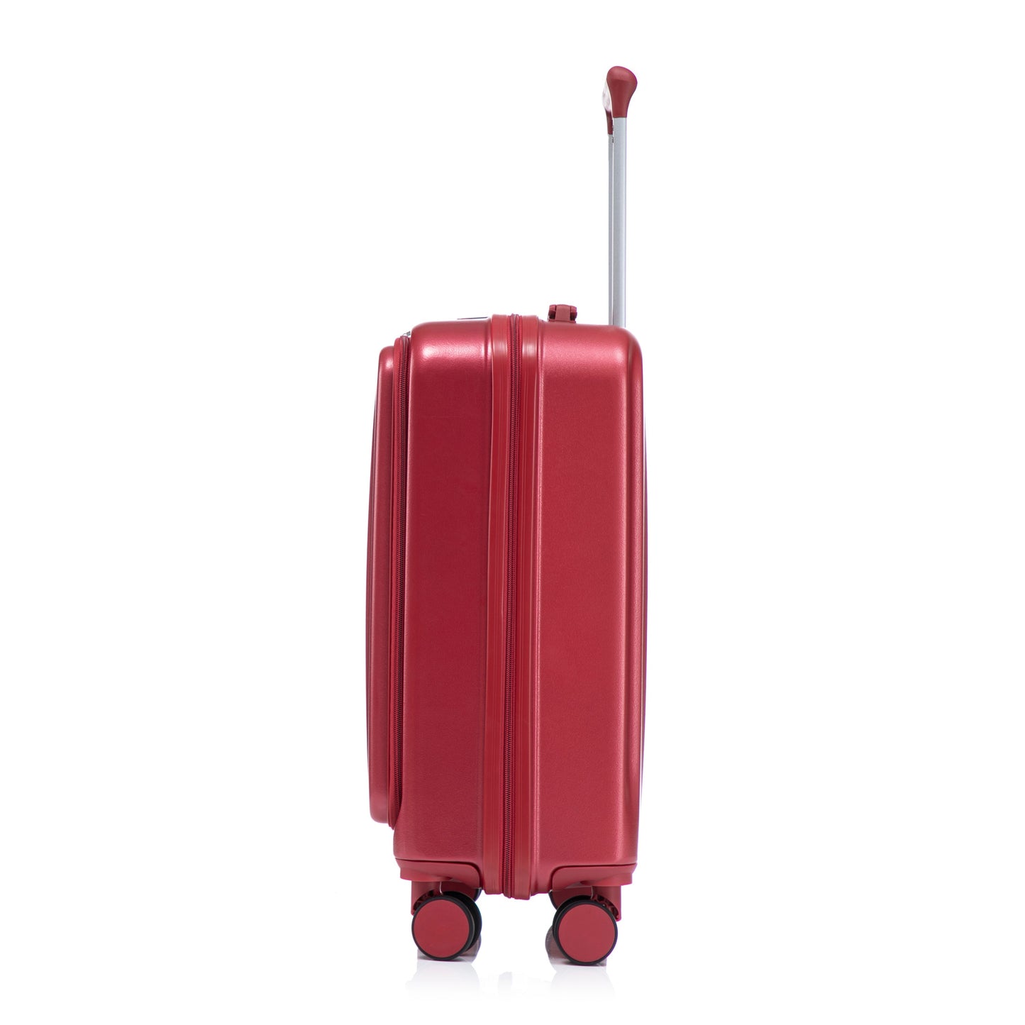 14'/20' 2 pcs ABS Spinner Wheel Luggage Set with Combination Lock and Front Opening Design