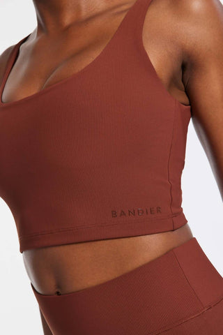 Bandier - V-neck Tempo Crop Bra
