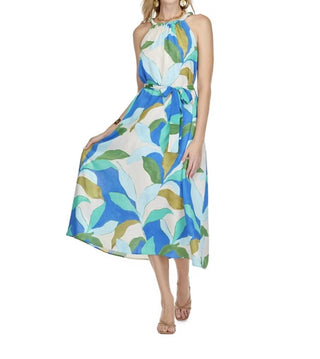 Jade - Braid Neck Halter maxi dress