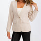 Entro - Long Sleeve Tweed Blazer