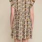 Entro - Floral Ruffle Tiered Dress