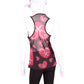 Love Love Tennis - Women's Vee Mondrian Mesh Tank