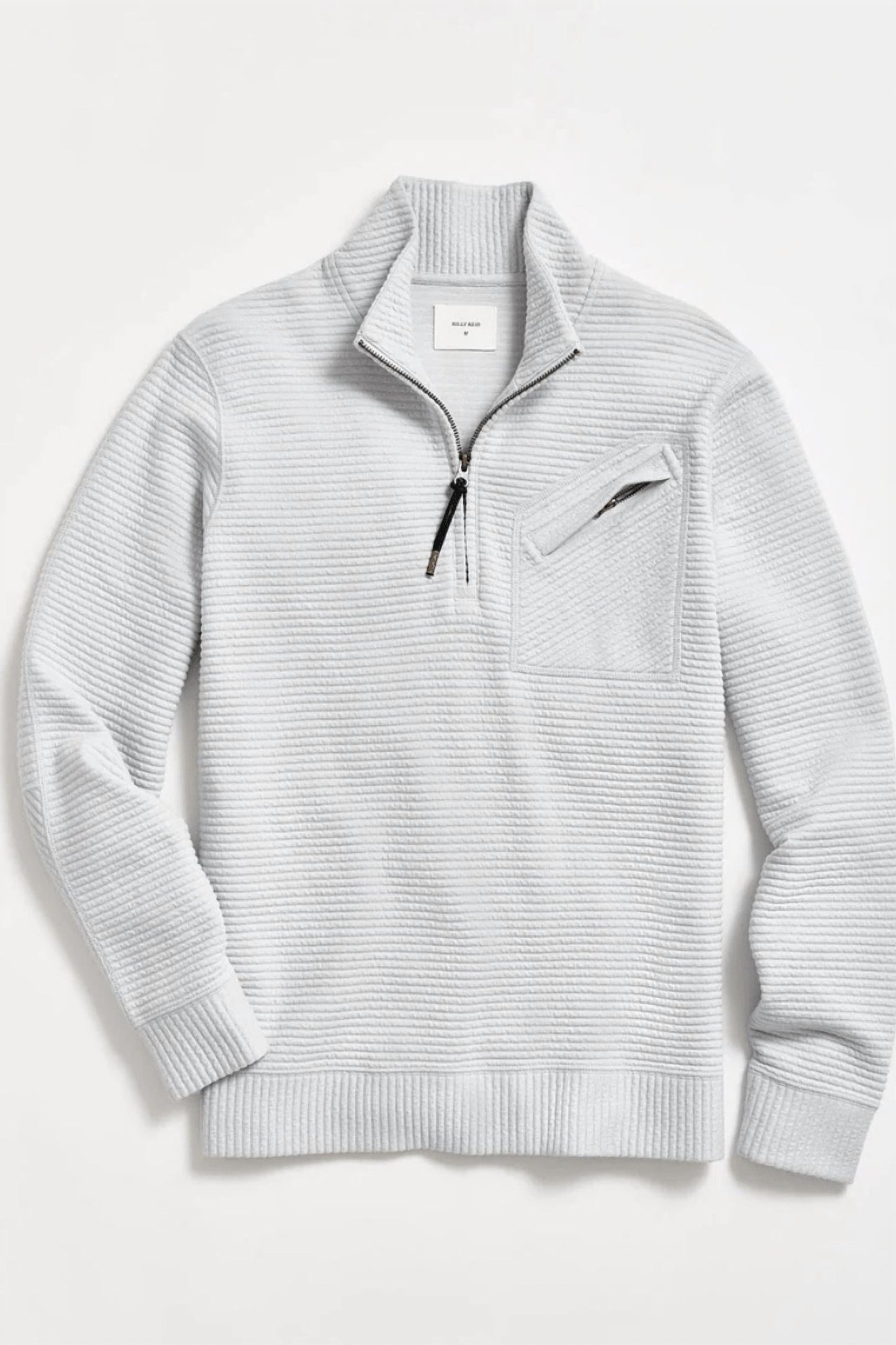Billy Reid - Quilted Half Zip Pullover