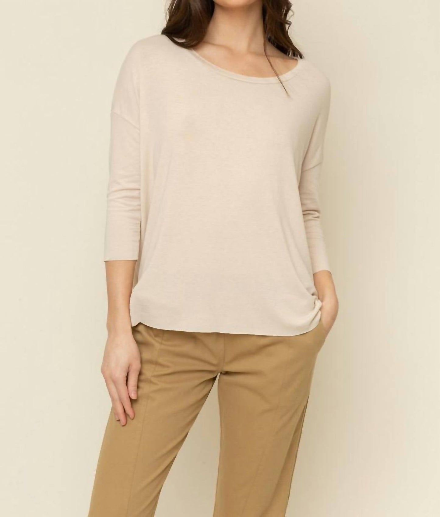 124 Voltaire - Jersey 3/4 Sleeve Tee