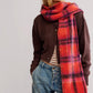 Free People - Women's Highland Plaid Skinny Scarf