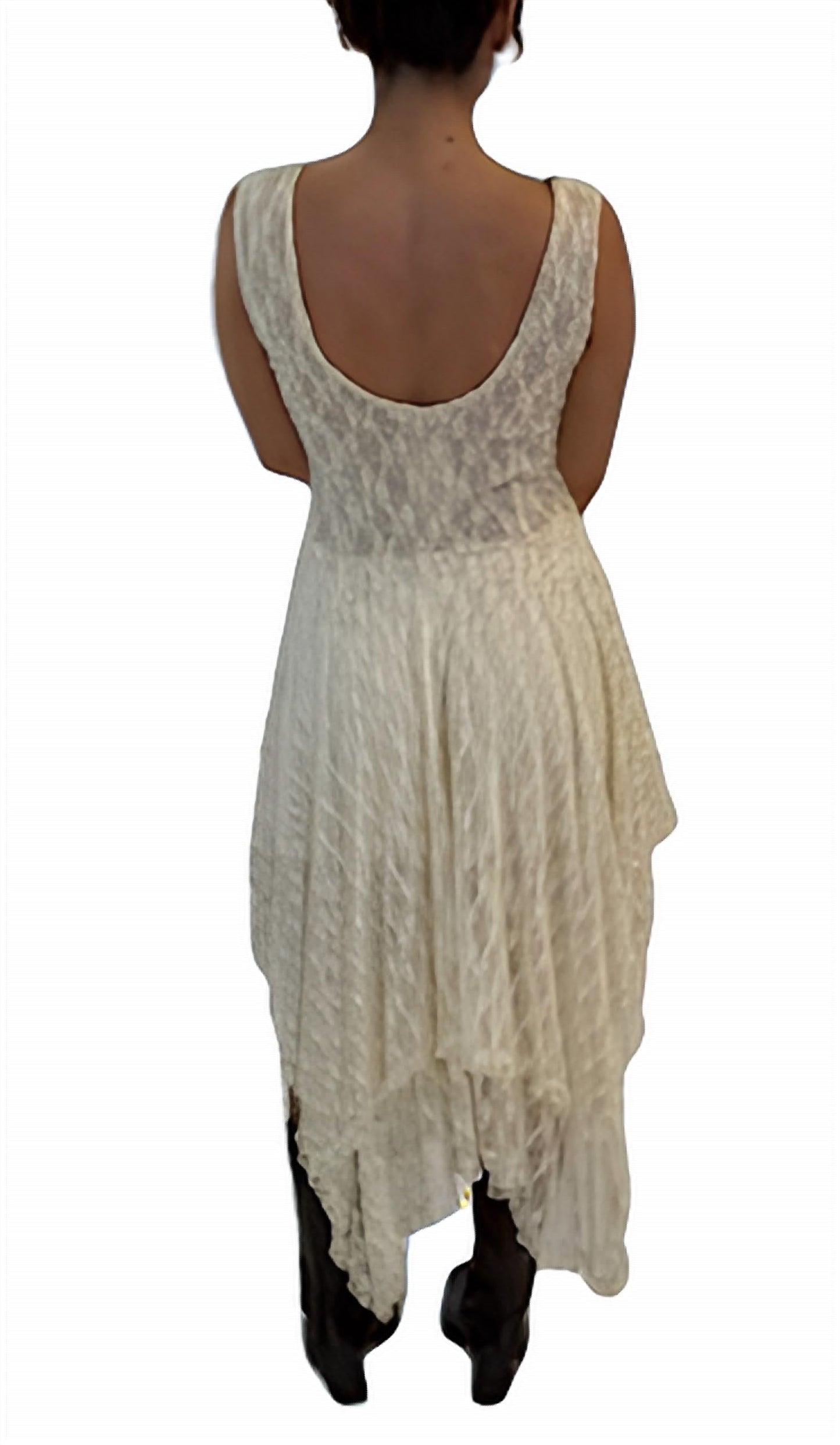 Adore - Full Lace Multi-layered Asymmetrical Dress