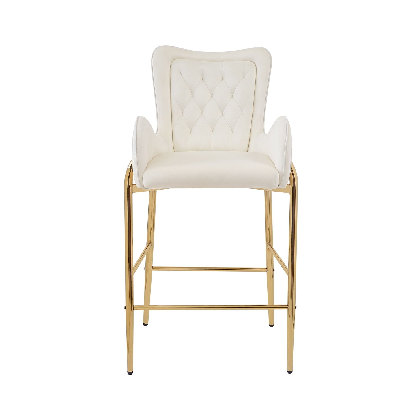 Fabric Counter Height Bar Stools (Set of 2)