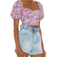 For Love & Lemons - Katarina Puff Sleeves Top