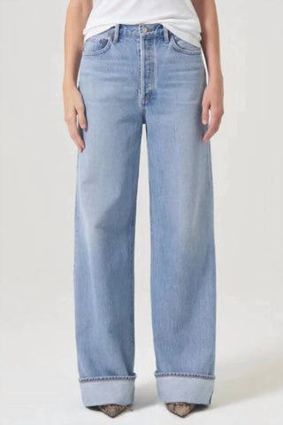 Agolde - Dame High Rise Wide Leg Jeans