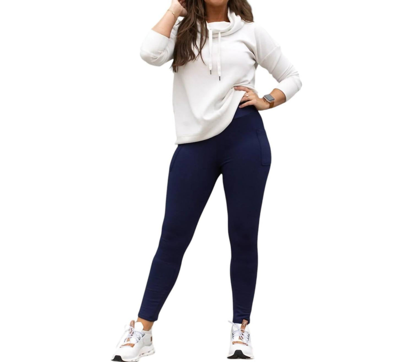 Julia Rose - FLEECE Full Length Leggings with Pocket