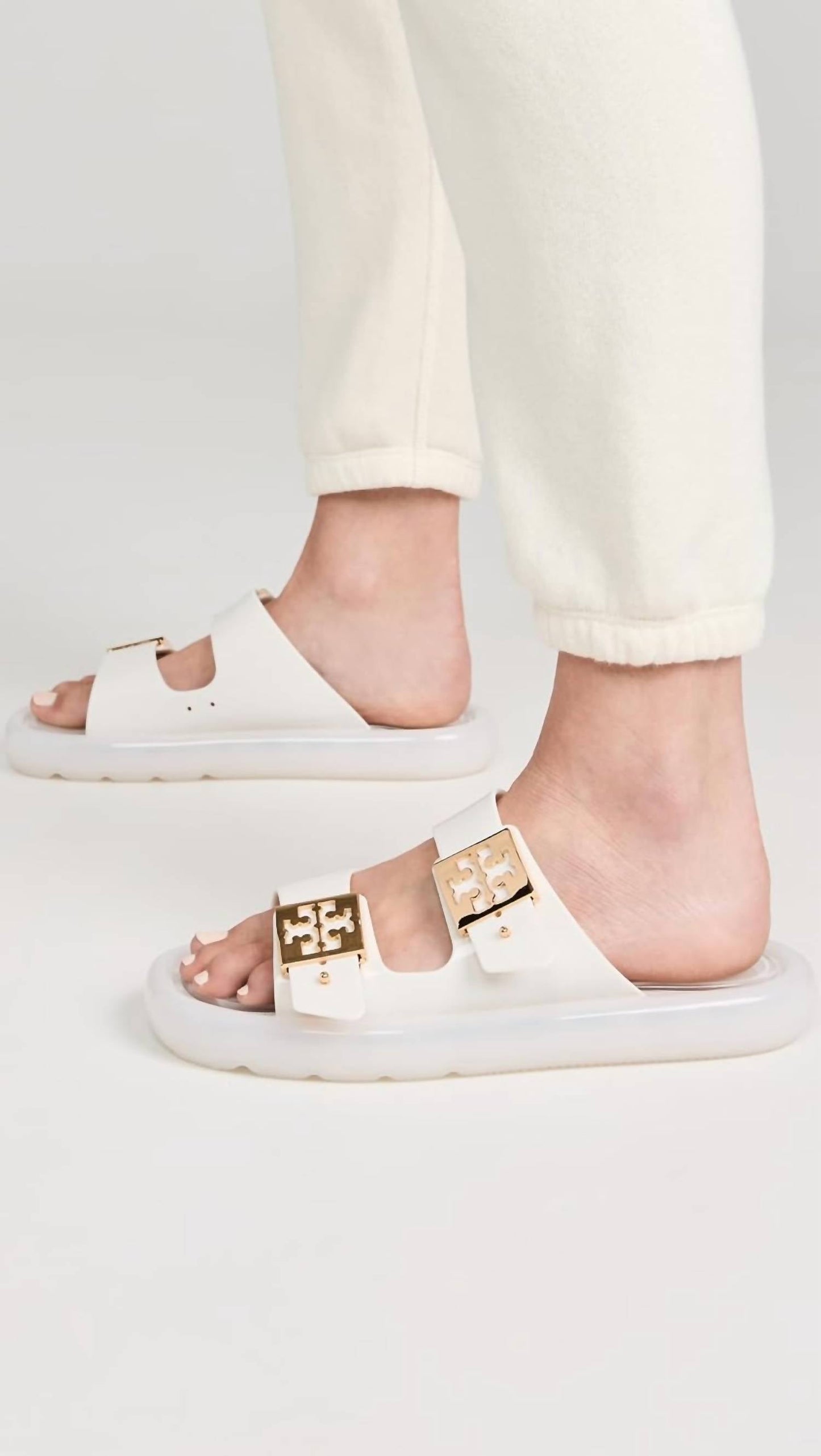 Tory Burch - Buckle Bubble Jelly Slides