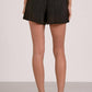 Elan - Gauze Drawstring High Waist Shorts