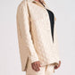 Elan - Faux Leather Quilted Jacket