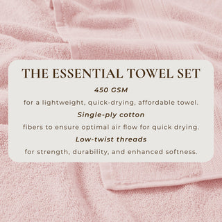 Cotton Terry Bath Towel Set - Cooper Collection