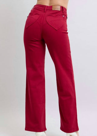 Judy Blue - Heart Shaped Back 90's Straight Jeans