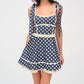 For Love & Lemons - Women's Dolly Denim Dot Dress