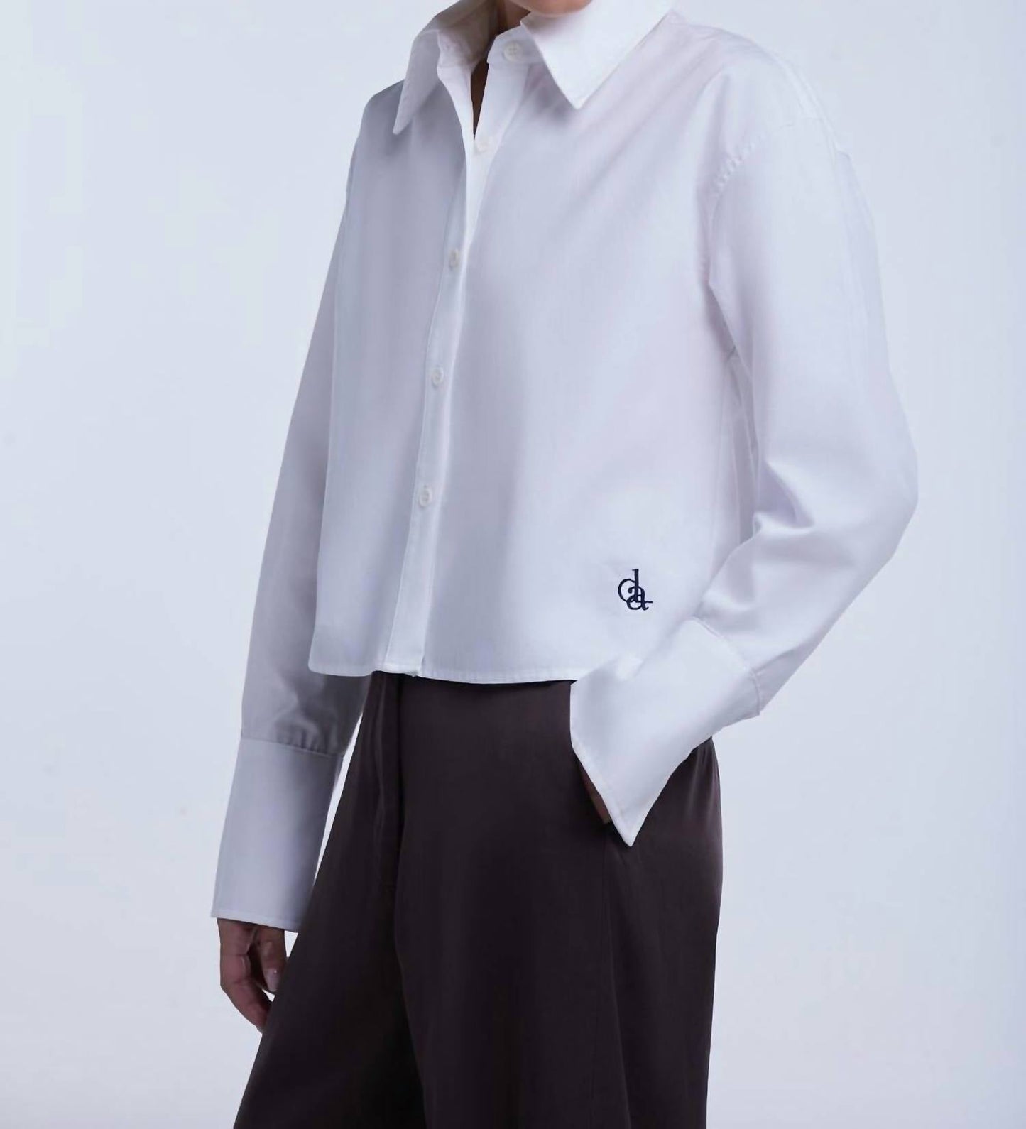 Dāl The Label - Cropped Button Down Shirt