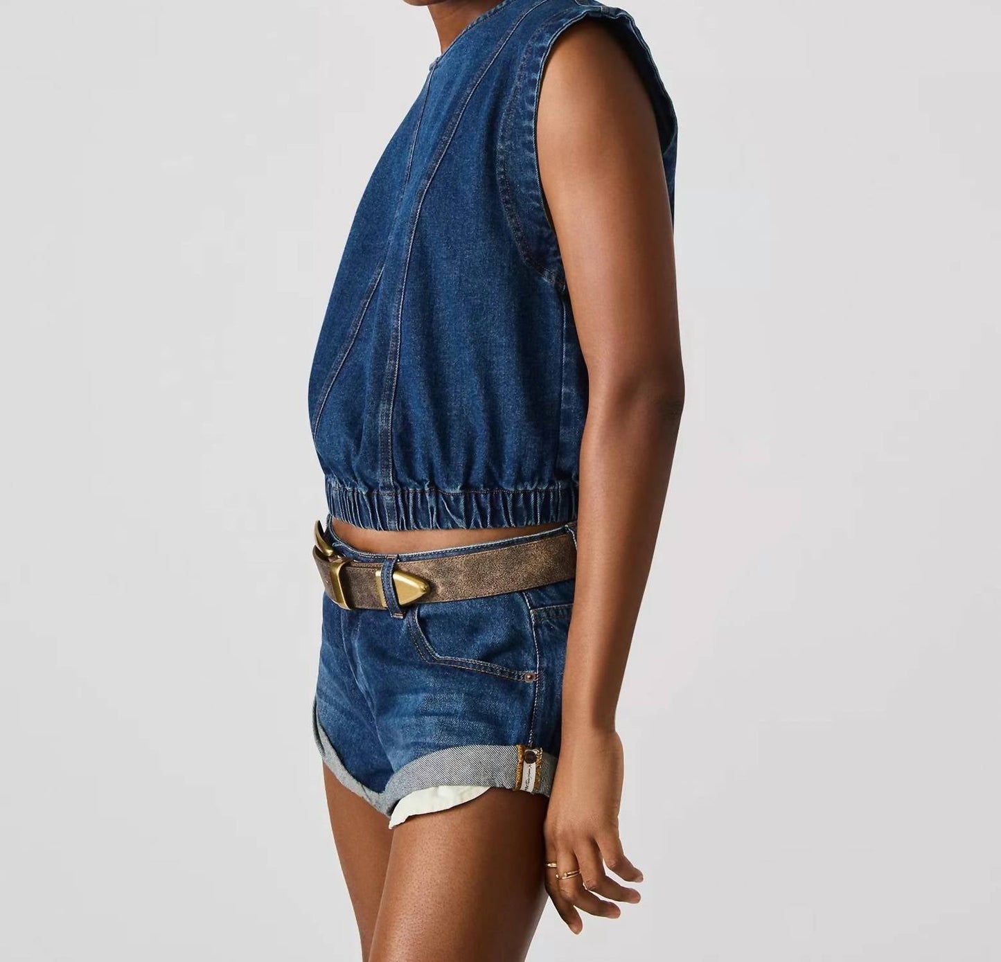 Steve Madden - Leila Denim Top