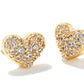 Kendra Scott - Ari Pave Crystal Heart Earrings