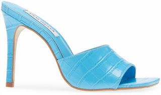 Steve Madden - Women's Signal Square Open Toe Mule High Stiletto Heeled Sandal