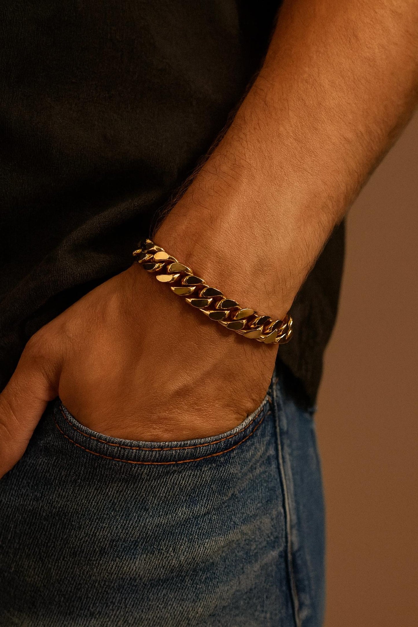 Eklexic - Men's Curb Chain Bracelet