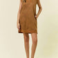 Doe And Rae - Women's Vegan Suede Wild Side Dress