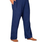 On The Plus Side - Cotton Wide Leg Pants - Plus