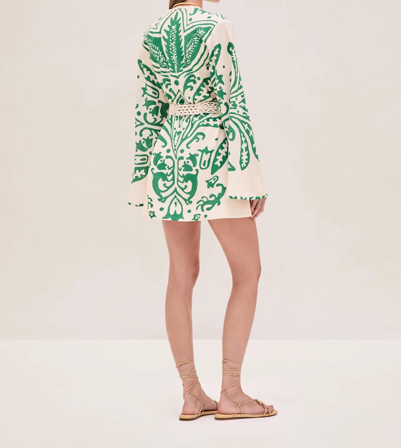 Alexis - Noriko Cotton-linen Mini Dress