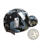 Distressed Paint Splatter Cotton Baseball Cap