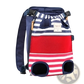 Dog Carrier Backpack Striped Breathable Pet Bag