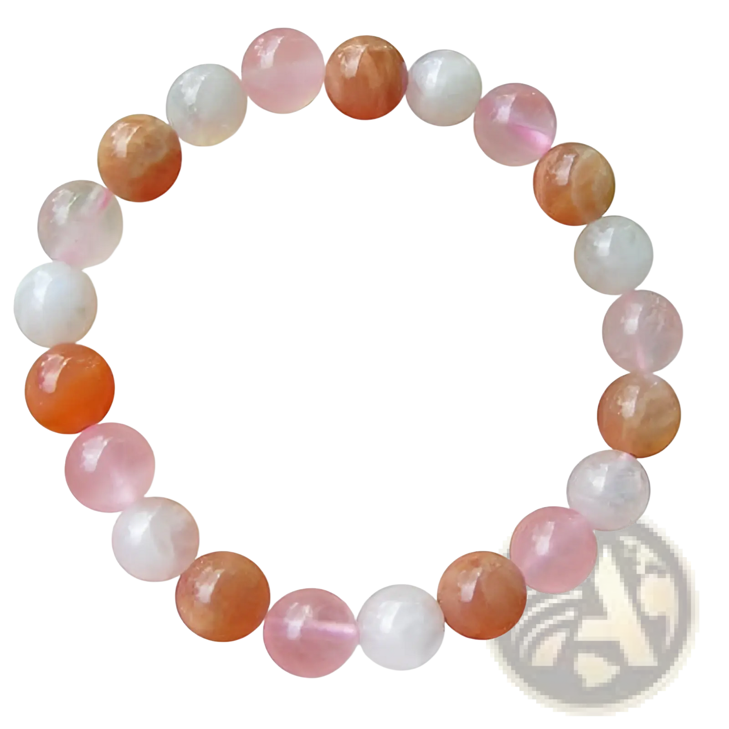 Double Happiness Carnelian and Tiger Eye Beaded Bracelet