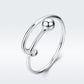 925 Sterling Silver Rings 0.4cm Width for Women