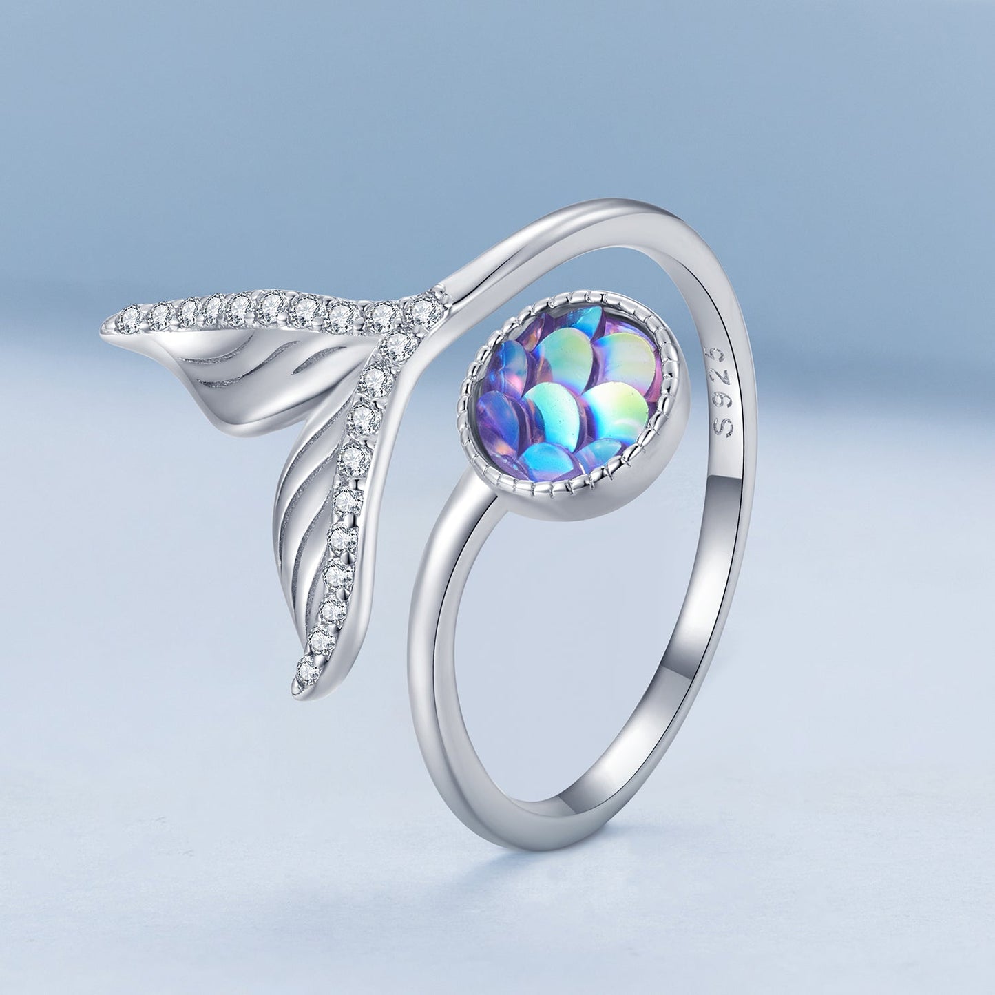 S925 Sterling Silver Pav�� Setting CZ Ring for Women