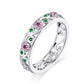 925 Sterling Silver Ring with Pavé Setting CZ - Size 6.0