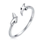 S925 Oxidized Silver 0.15cm Ring