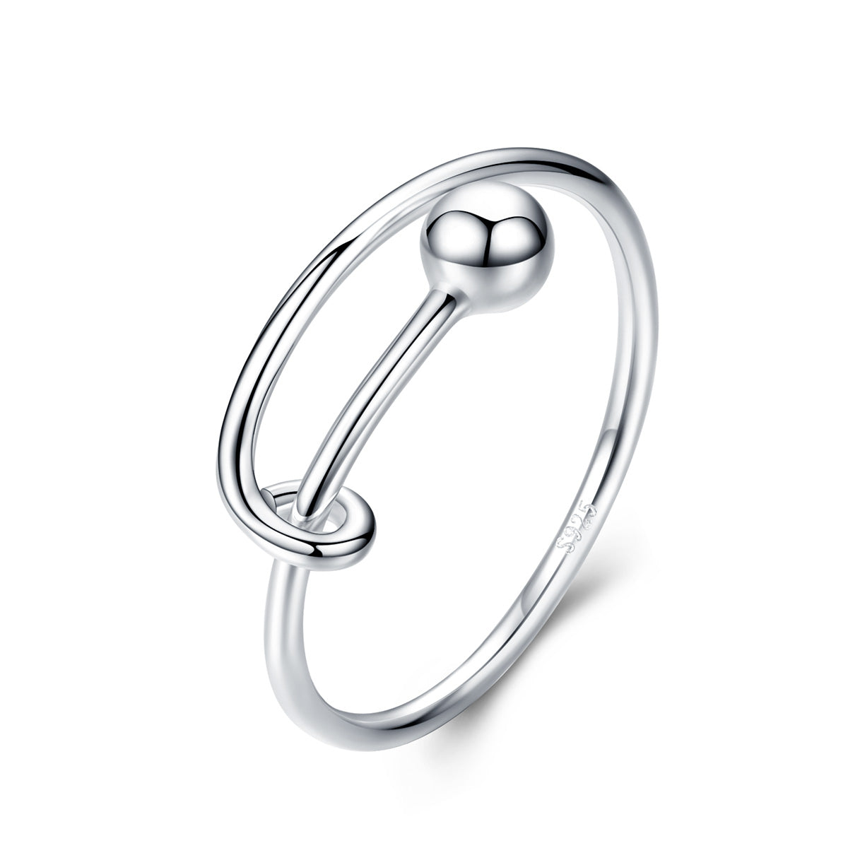 925 Sterling Silver Rings 0.4cm Width for Women