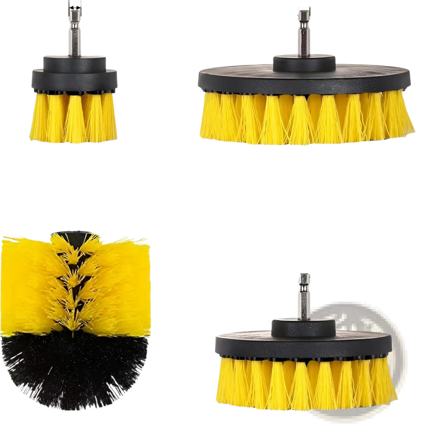 Drill Brush Attachment Set for Kitchen and Car Cleaning