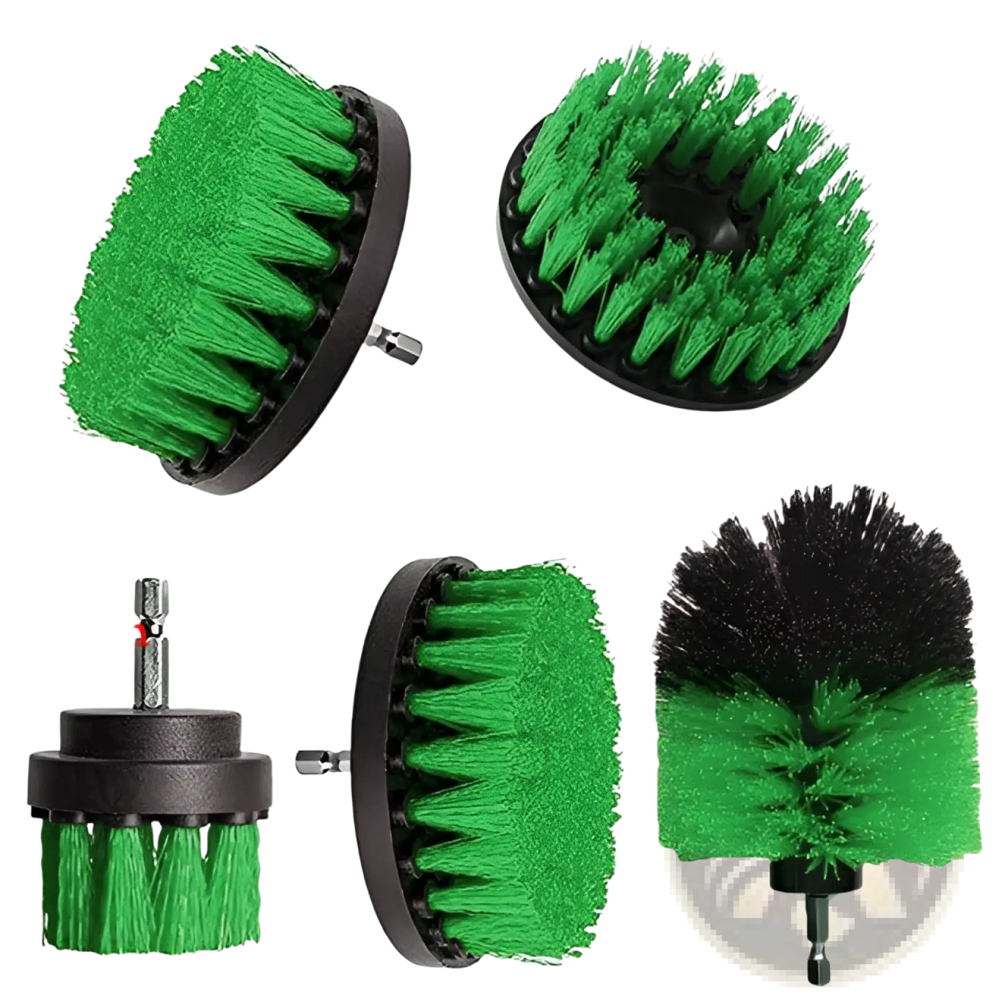 Drill Brush Attachment Set for Kitchen and Car Cleaning