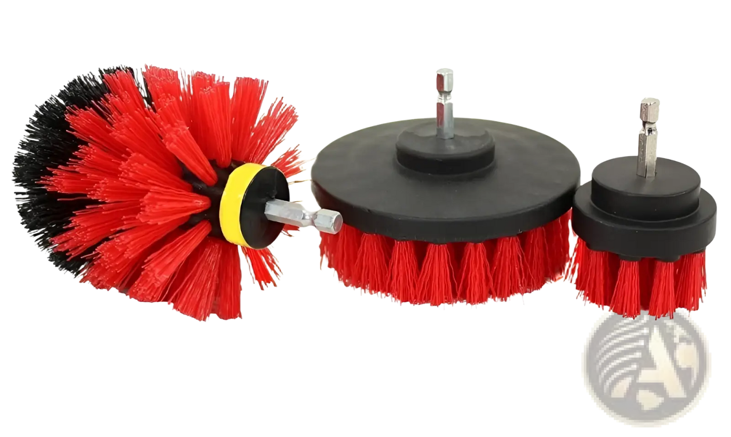 Drill Brush Attachment Set for Kitchen and Car Cleaning