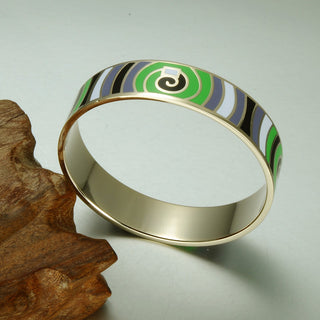 Homvare Women’s Gold Plated Enamel Bracelet