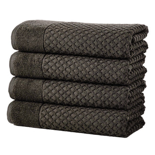 Cotton Diamond Waffle Weave Bath Towel Set - Grayson Collection