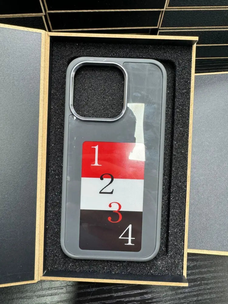 Personalized E-ink Smart Display Luxury Phone Case