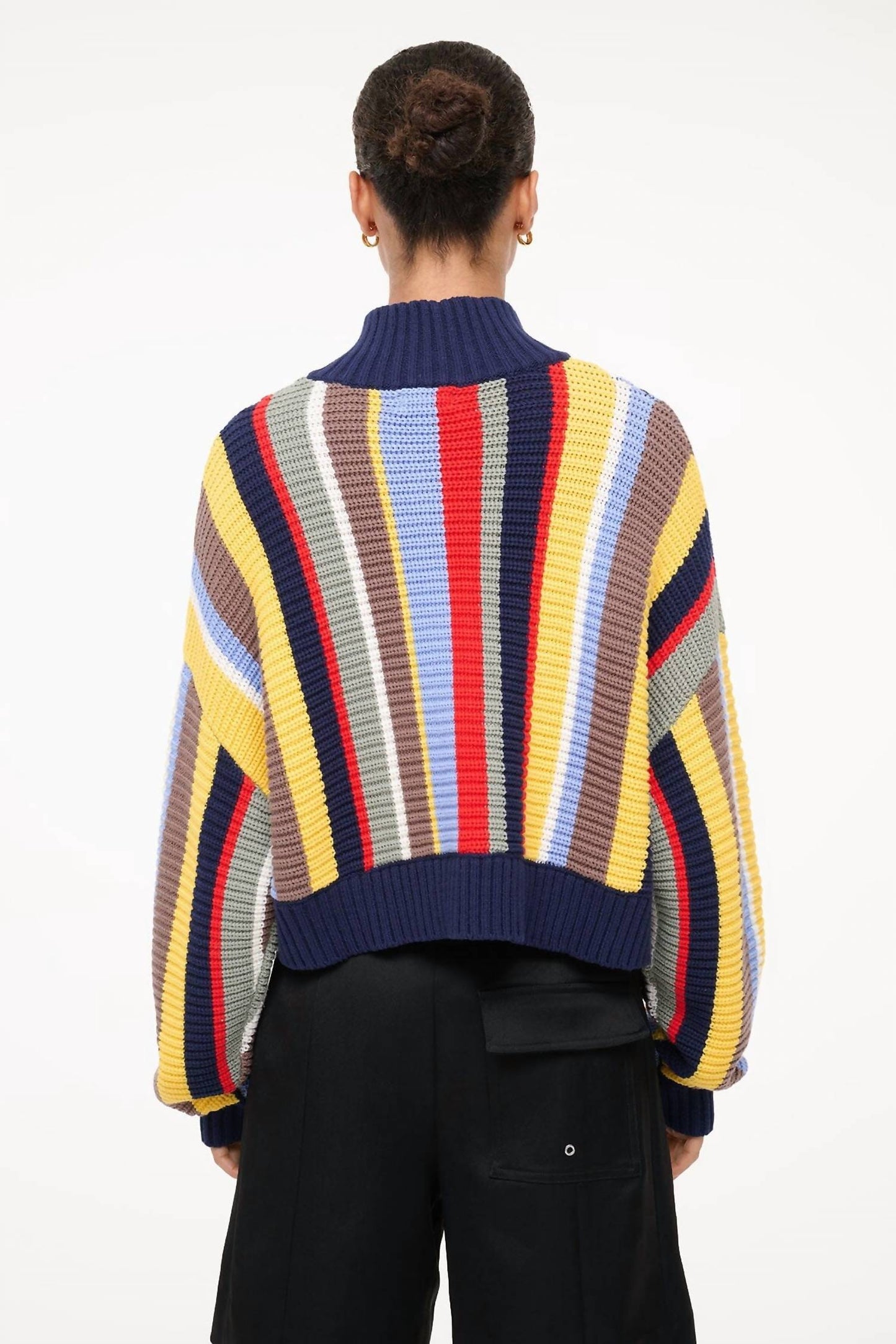 Staud - Staud Cropped Hampton Sweater