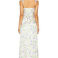 Astr - Rosalina Satin Floral Midi Dress