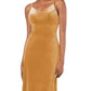Sorella Vita - Plush Velvet A-Line Bridesmaid Dress with Floor-Length Skirt