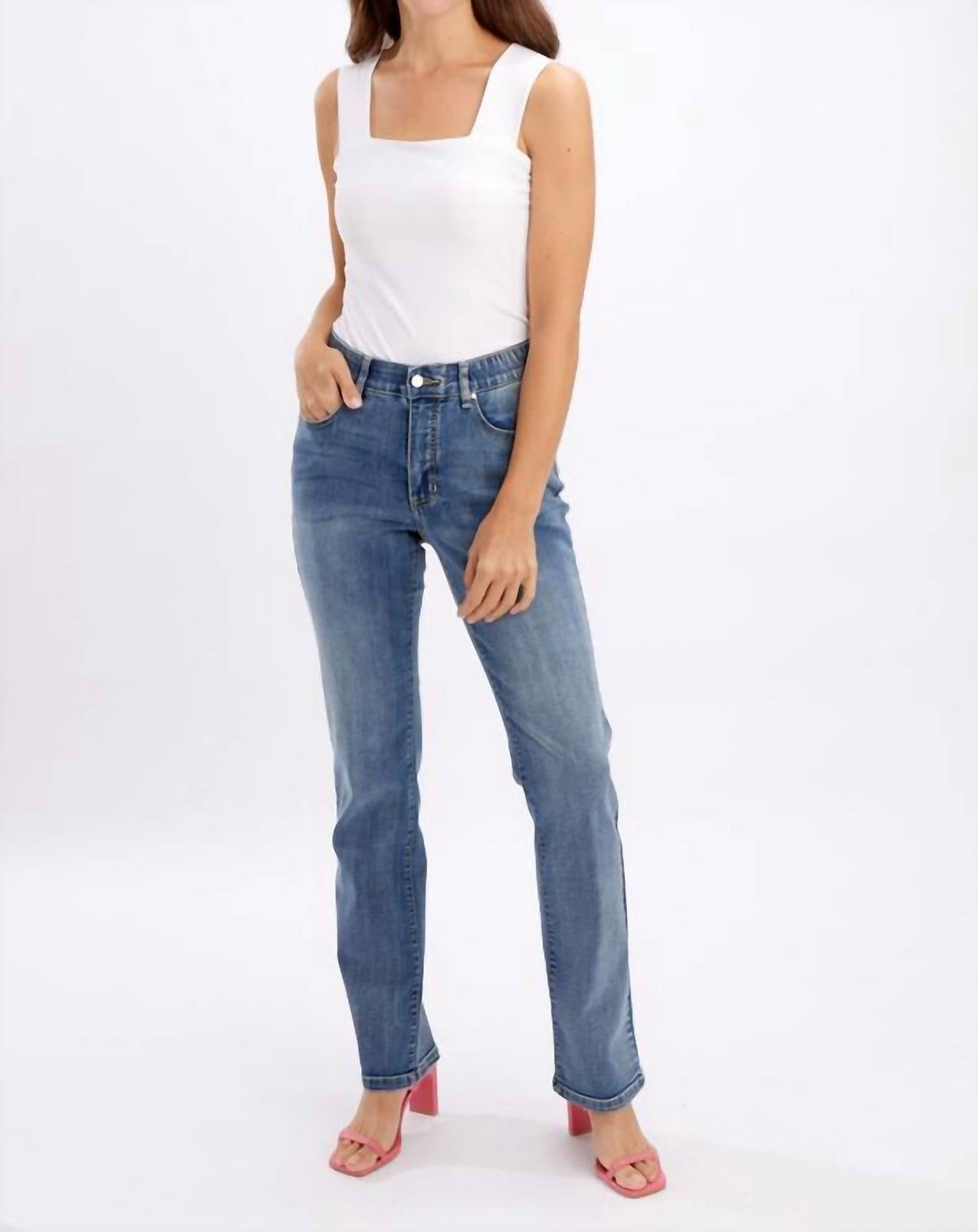 Frank Lyman - Mid-rise Full-length Jeans