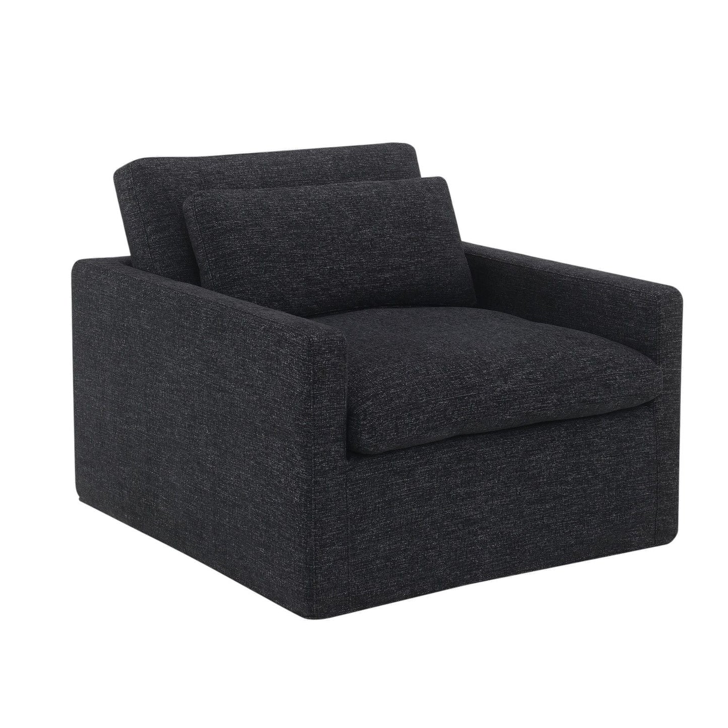 Naveen Swivel Chair with 1 Toss Pillow
