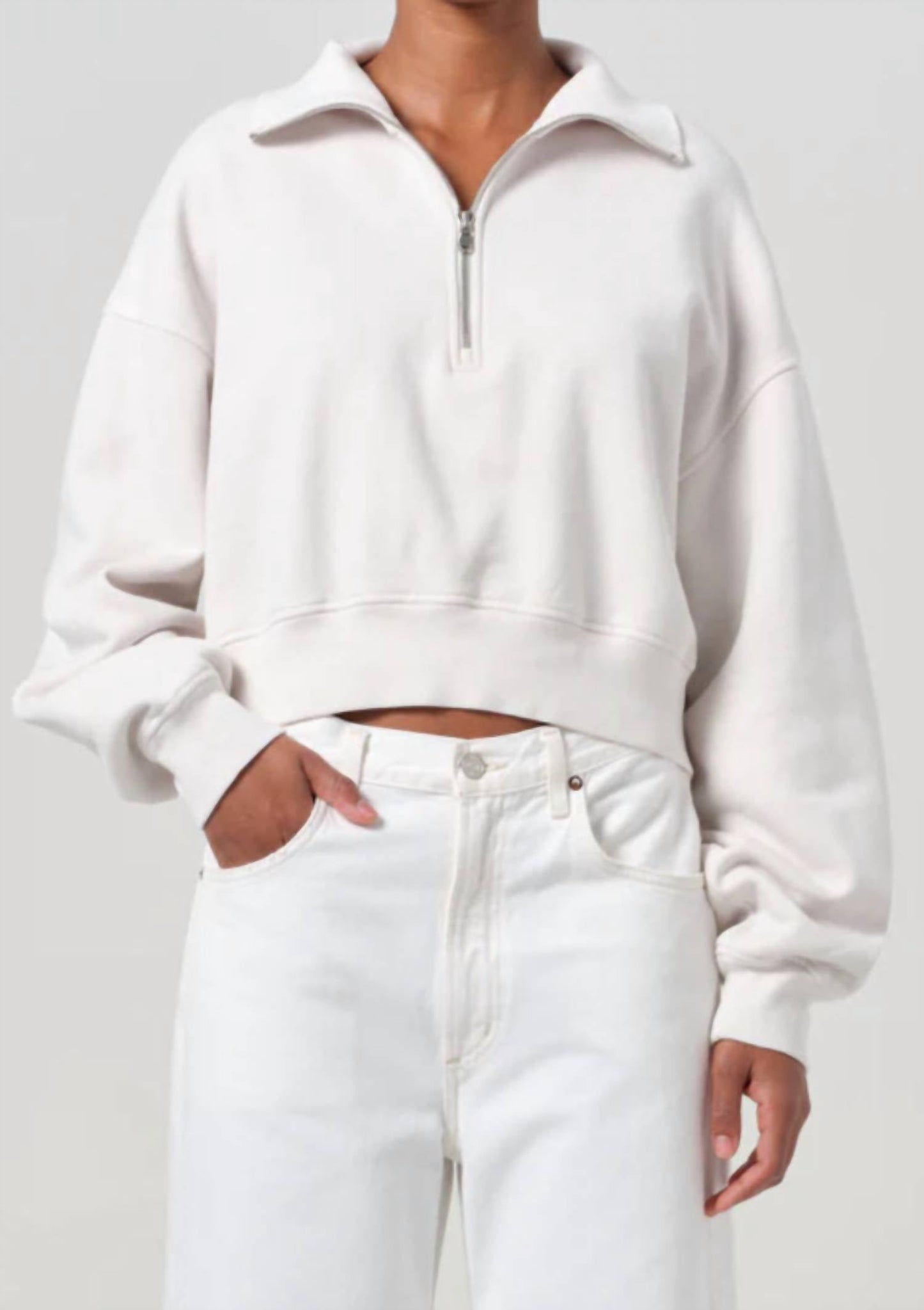 Agolde - Bethan Quarter Zip Sweater