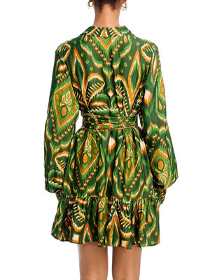 Farm Rio - Pineapple Ikat Mini Dress