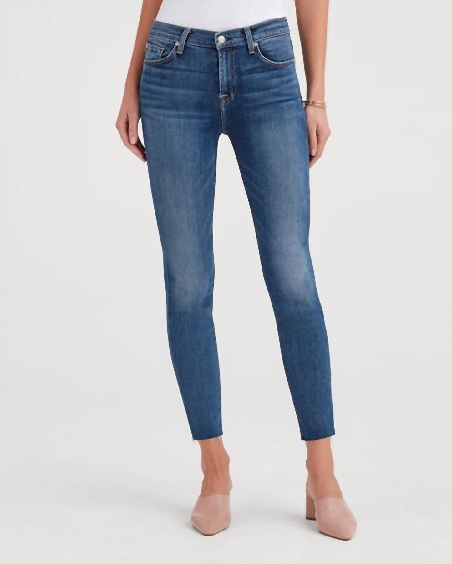 7 For All Mankind - High Waist Skinny Jeans